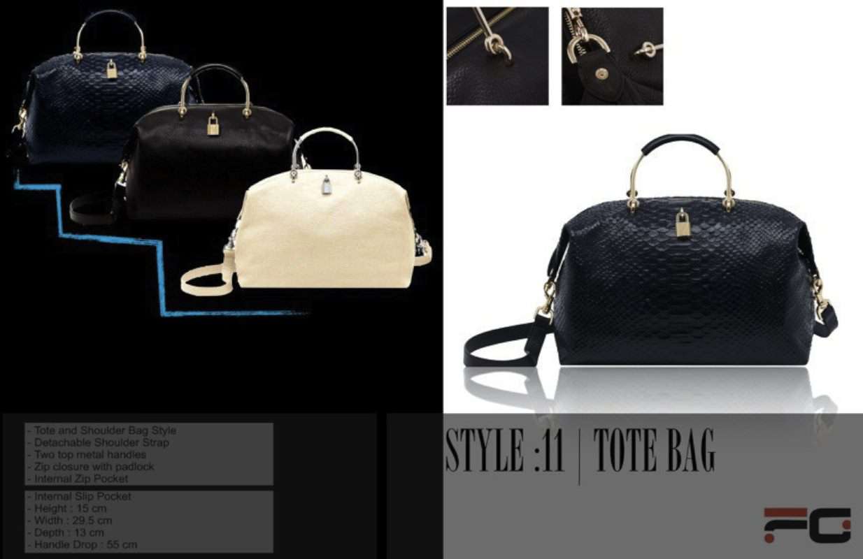 Sac à main de luxe en cuir exotique véritable pour femme