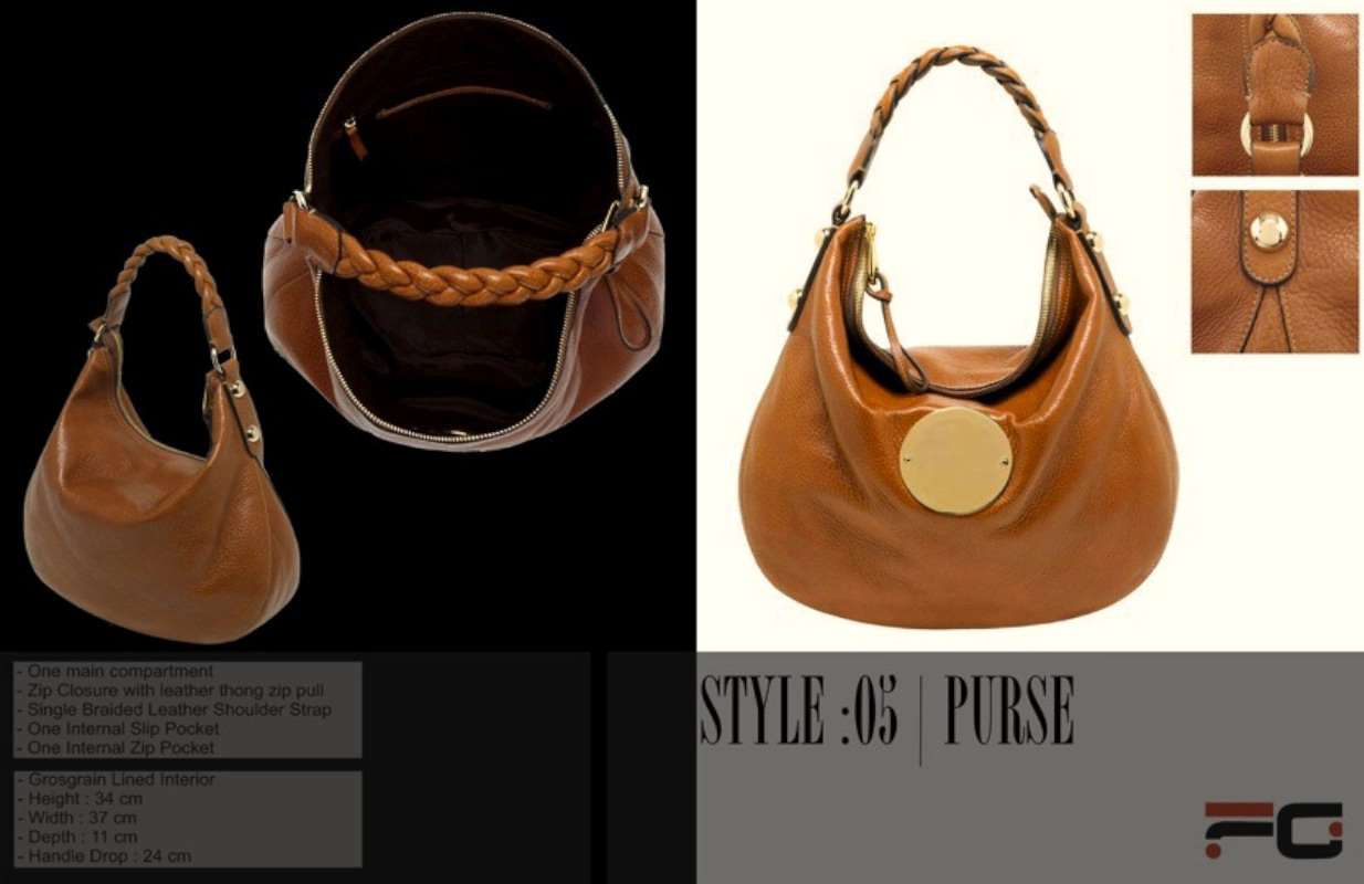 Sac à main en cuir pour femme au style élégant et intemporel