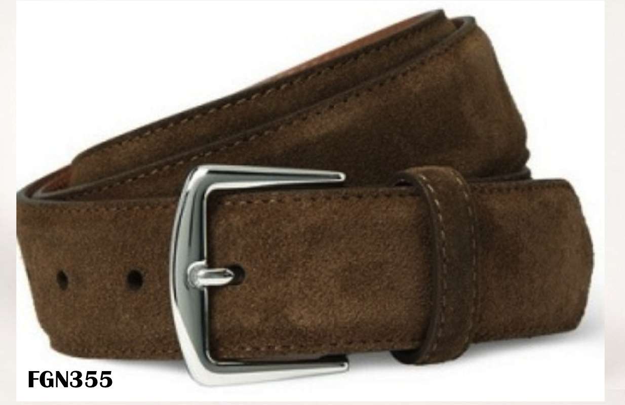 Ceinture en cuir pour homme, finition lisse et boucle robuste